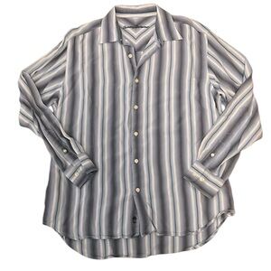 Tommy Bahama 100% Super Soft Tencel Lyocell Long Sleeve Shirt (L) EUC